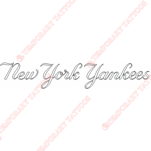 New York Yankees Customize Temporary Tattoos Stickers NO.1778